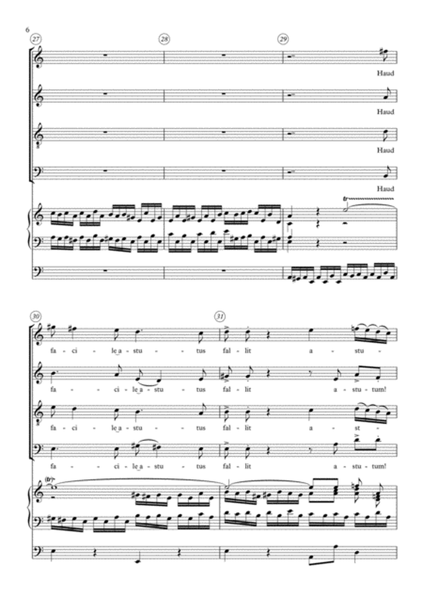 Toccata and Fugue in D minor, BWV 538 - Transcription for SATB Choir image number null