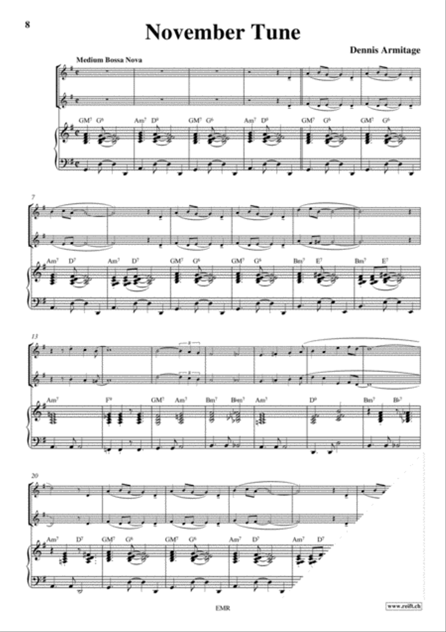 Bossa Nova Bossa Nova Woodwind Ensemble scores gallery preview page 5