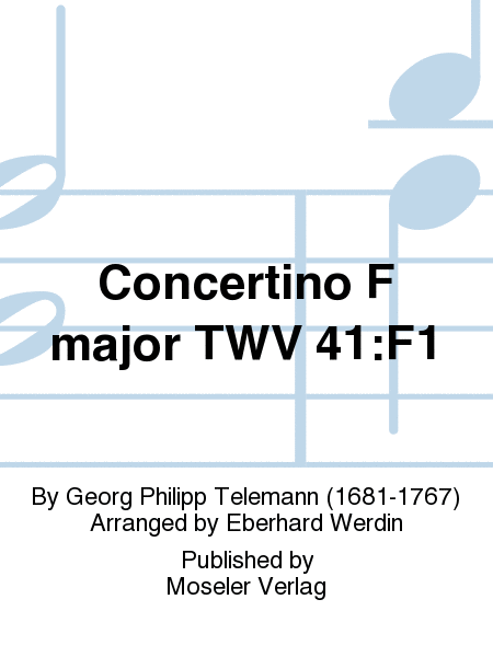 Concertino F major TWV 41:F1