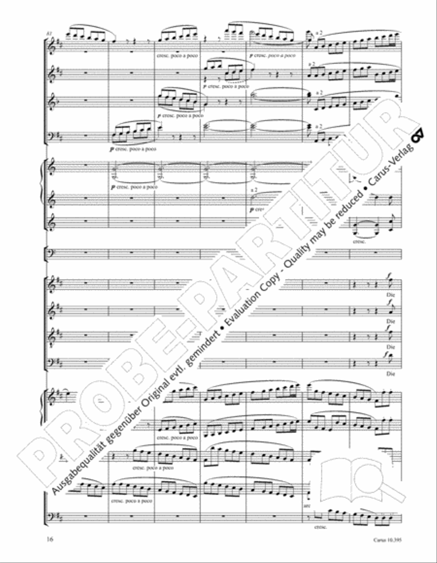 Calm Sea and Prosperous Voyage 4-Part scores gallery preview page 17
