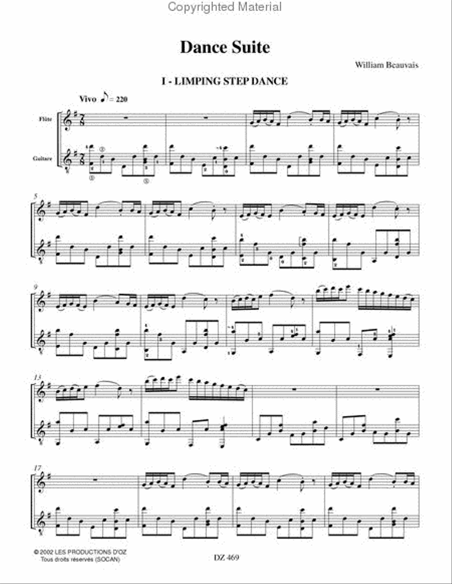 Dance Suite Flute scores gallery preview page 2