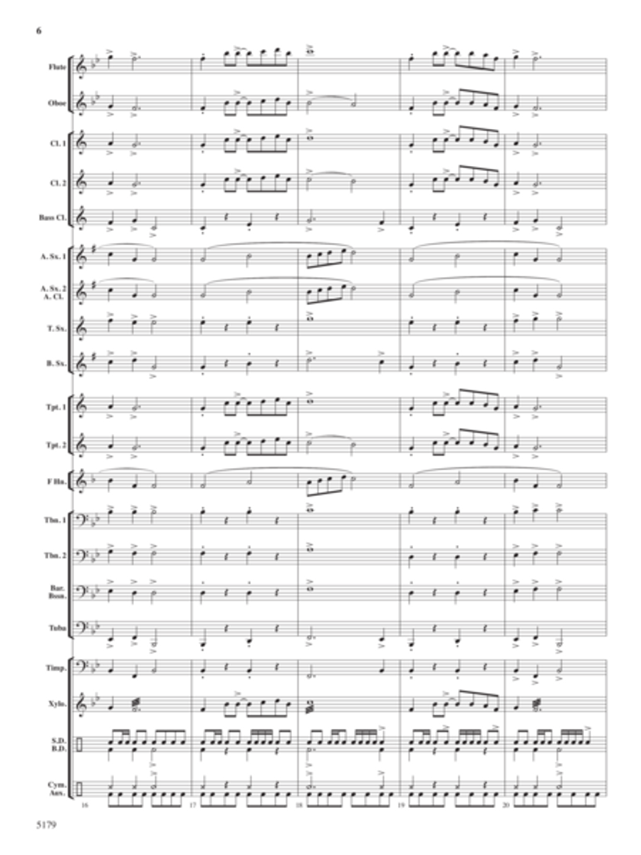 American Journey Concert Band scores gallery preview page 5