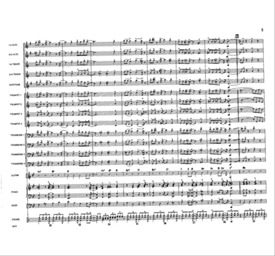 Johnson Rag Jazz Ensemble scores gallery preview page 5