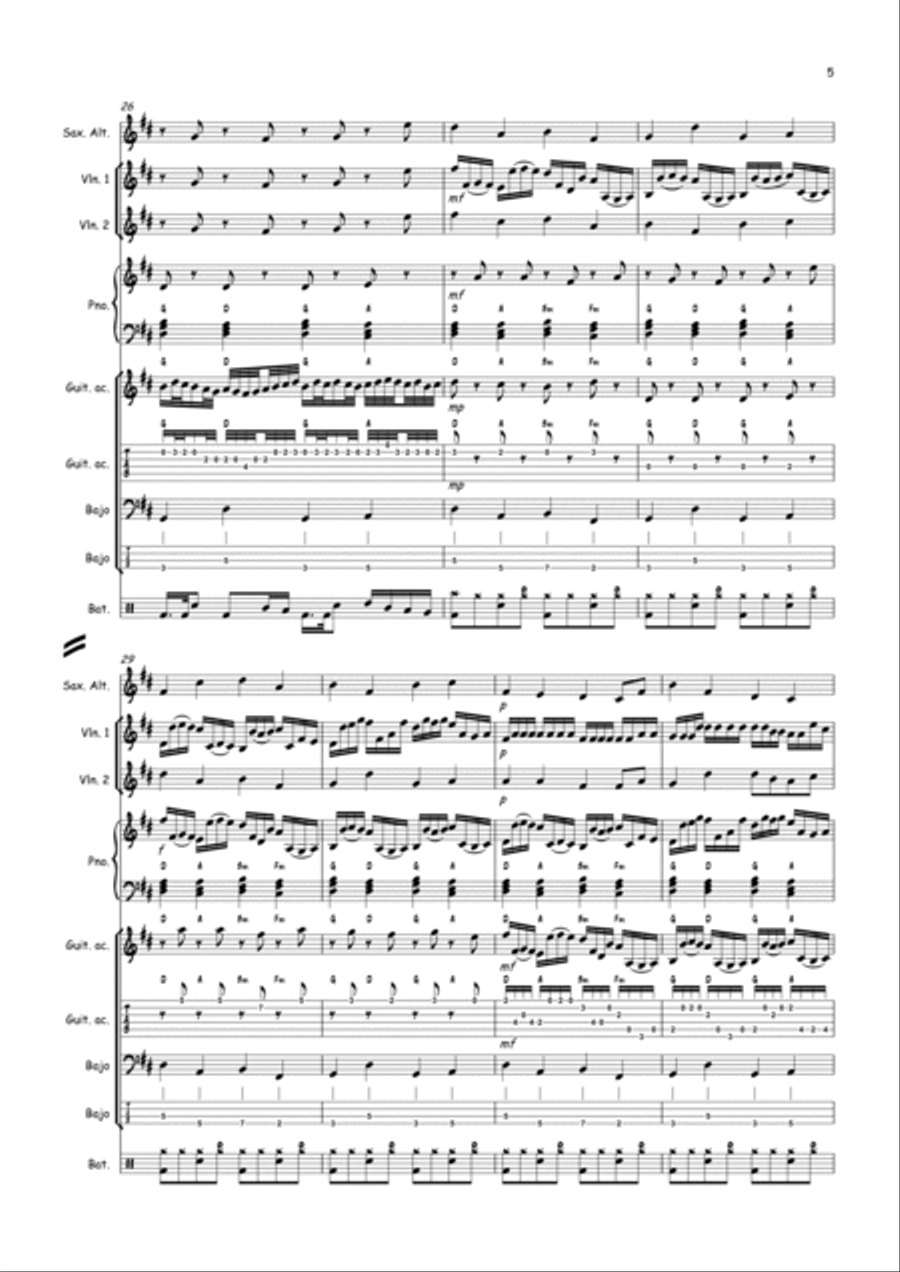 Cannon in D Major Cannon in D Major Concert Band scores gallery preview page 5
