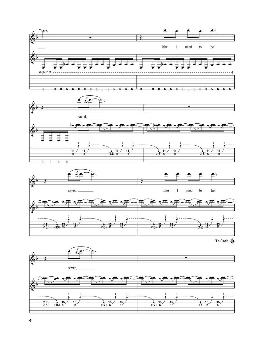Jesus Christ Pose Acoustic Guitar scores gallery preview page 4