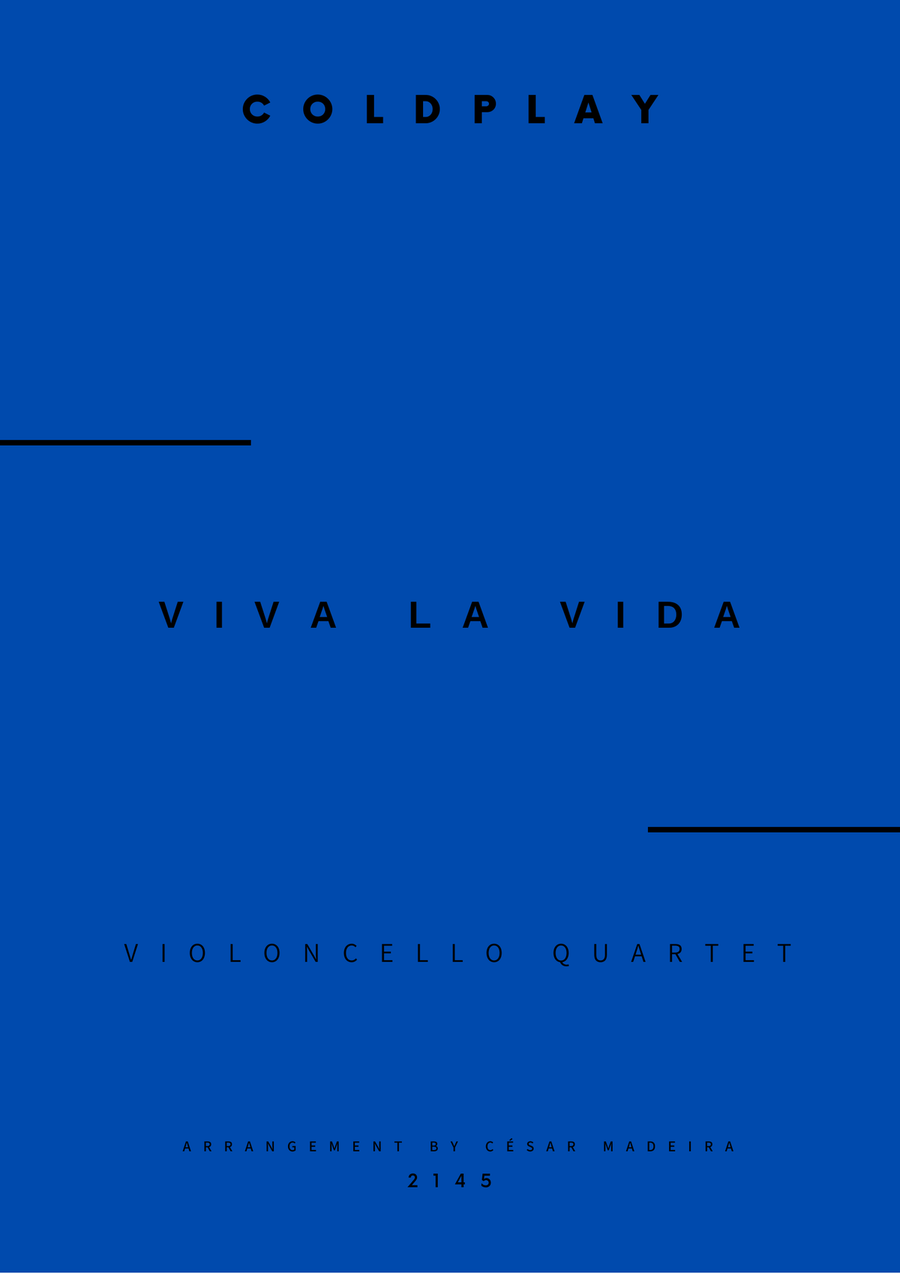 Viva La Vida - Score Only String Quartet scores gallery preview page 1