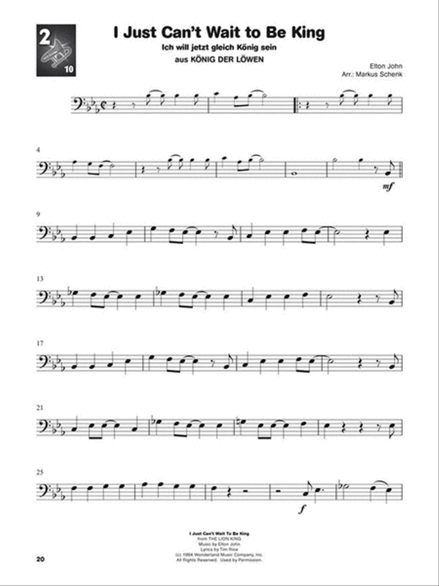Hören, lesen & spielen - Musical-Spielbuch Trombone scores gallery preview page 3