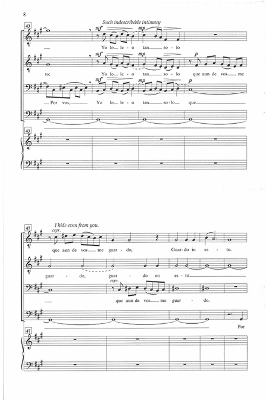 Amor de mi Alma - TTBB TTBB scores gallery preview page 7