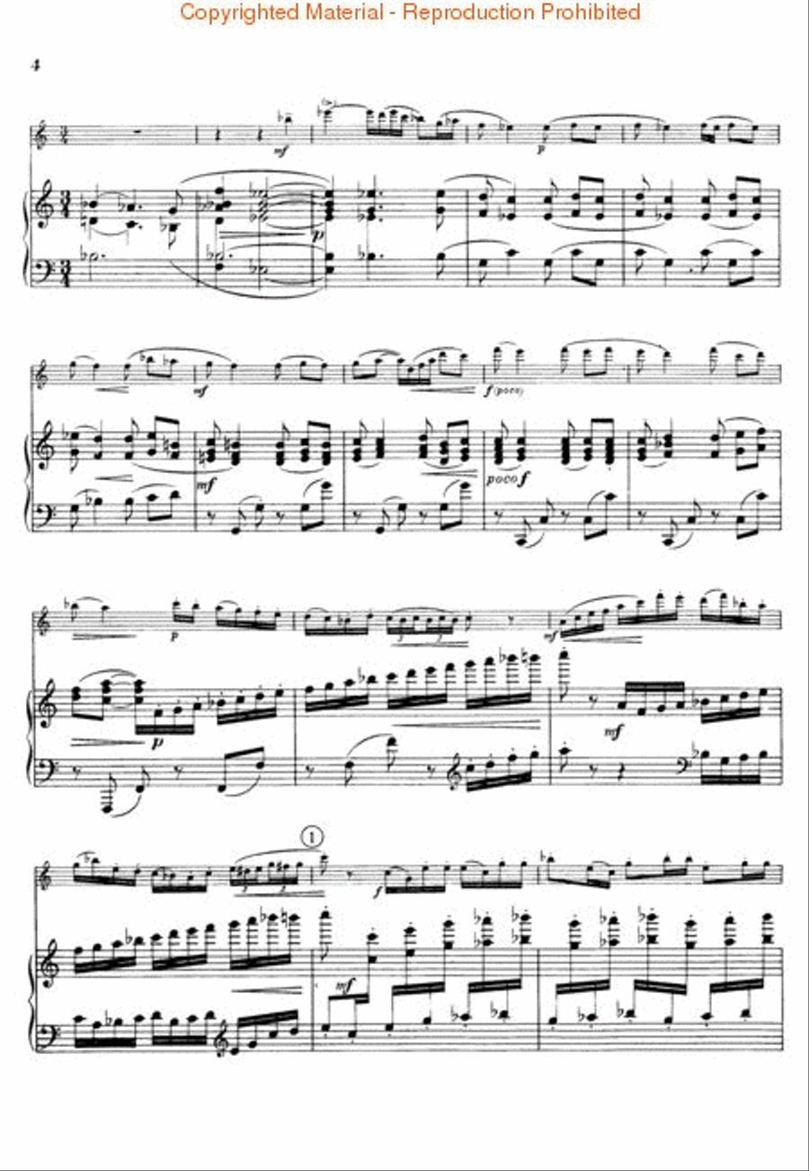 Sonata No. 1 Sonata No. 1 Flute Solo scores gallery preview page 3
