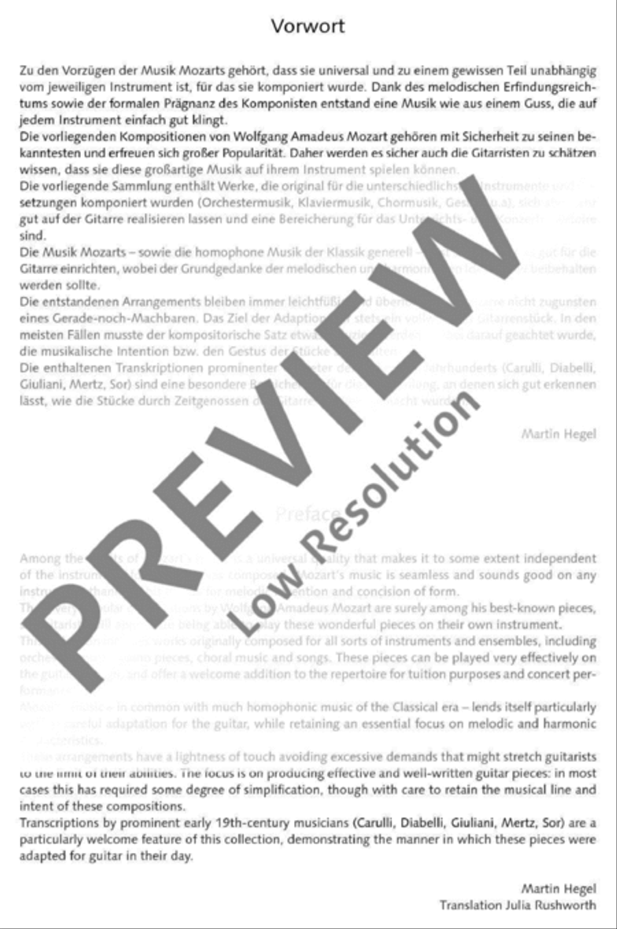 Mozart for Guitar Mozart for Guitar Classical Guitar scores gallery preview page 3