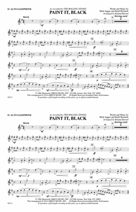 Paint It, Black: E-flat Alto Saxophone