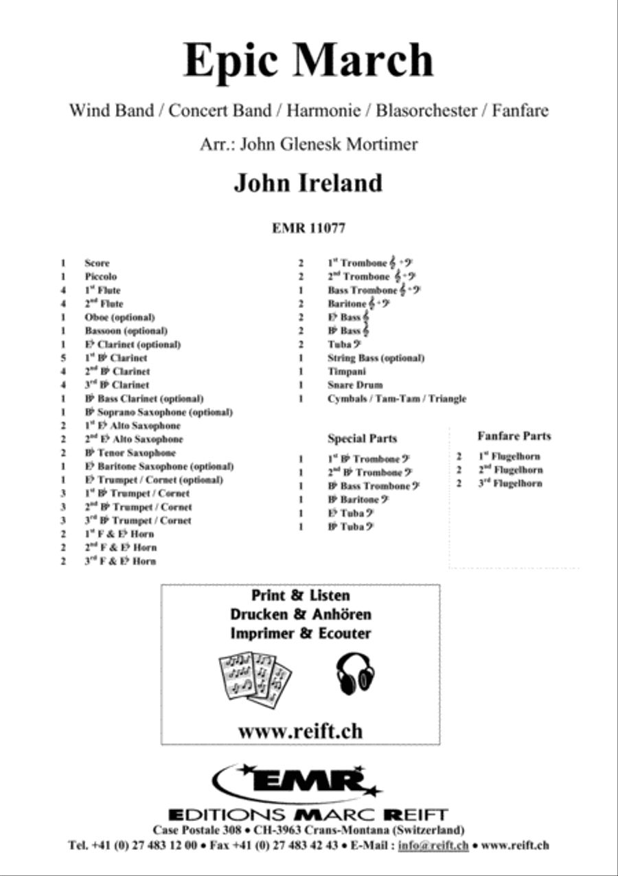 Epic March Concert Band scores gallery preview page 2