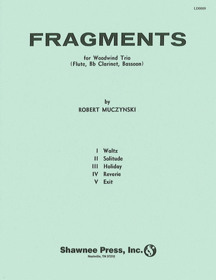 Book cover for Fragments Flute/Clarinet/Bassoon