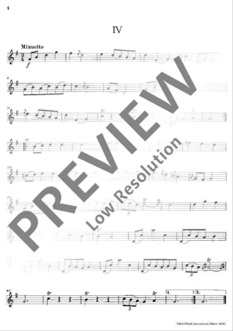 Sonata in G major Sonata in G major Flute scores gallery preview page 14