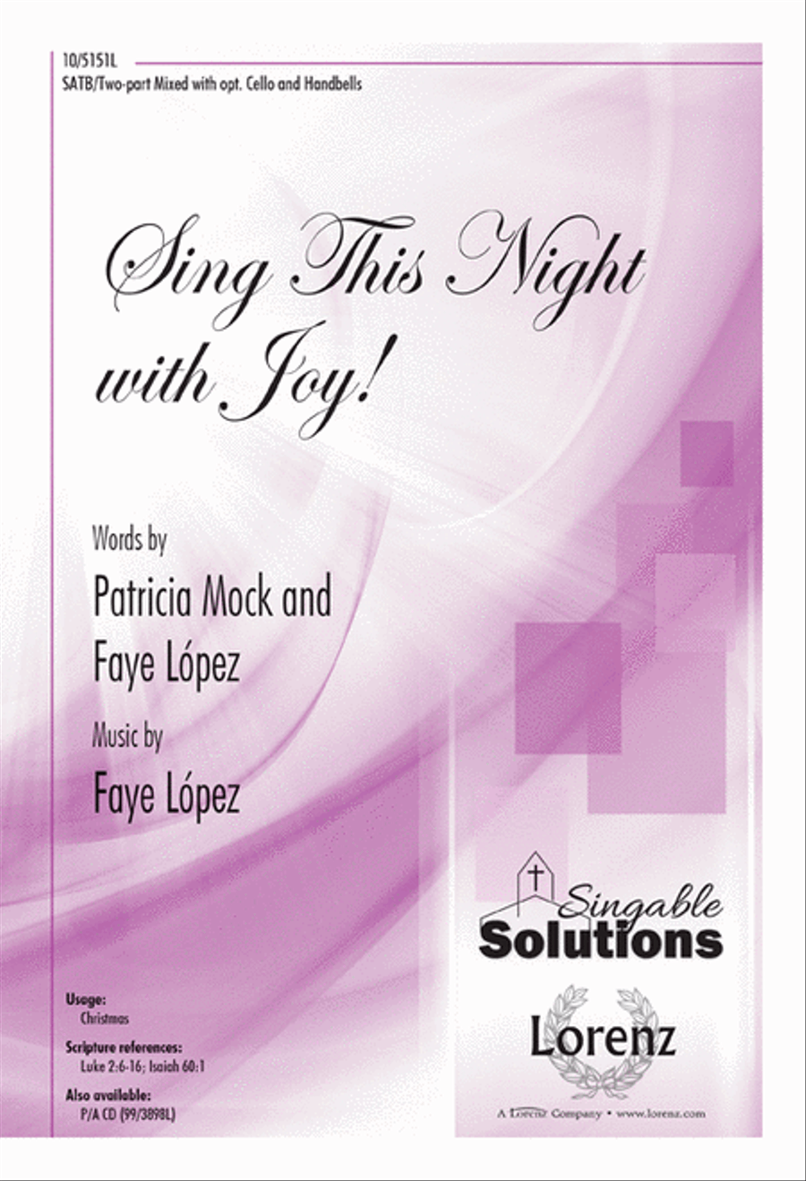 Sing This Night with Joy! 4-Part scores gallery preview page 1
