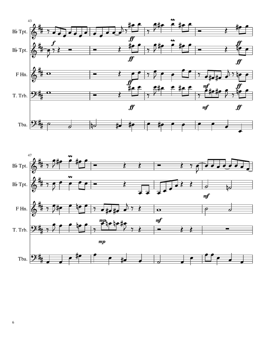 Ain't That A Kick In The Head Brass Ensemble - Digital Sheet Music page 6