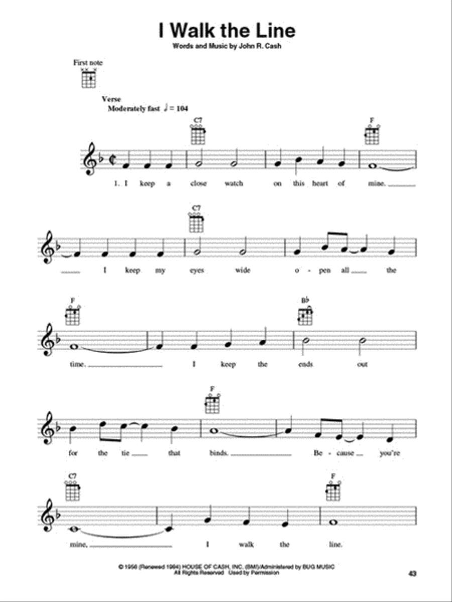 Country Songs for Ukulele Ukulele scores gallery preview page 3