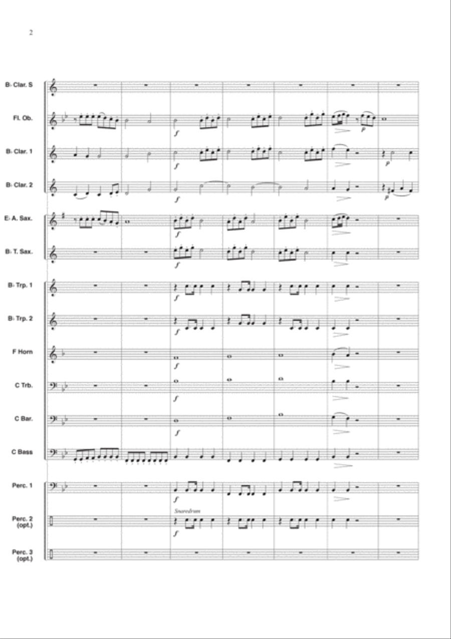 Concertino Classico Concert Band scores gallery preview page 2