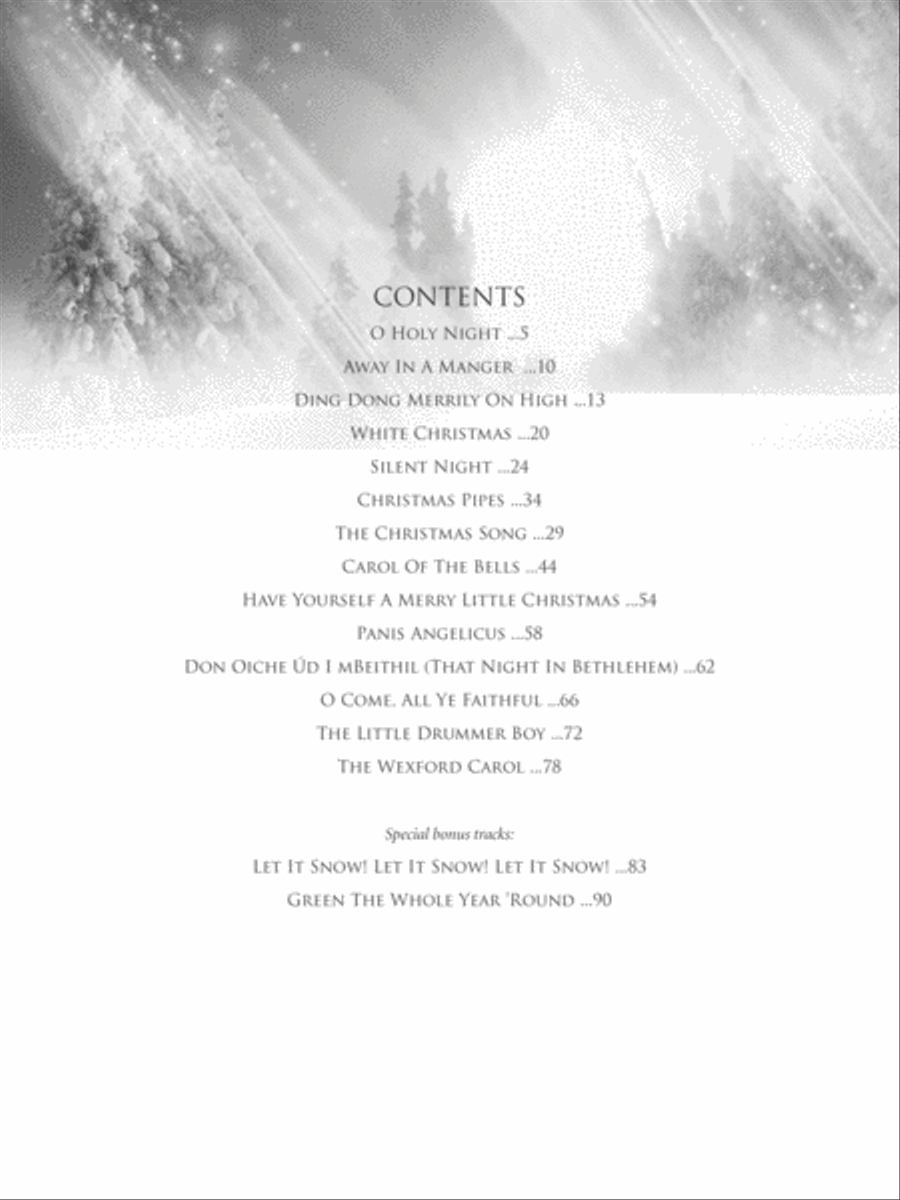 Celtic Woman -- A Christmas Celebration Piano, Vocal, Guitar scores gallery preview page 2