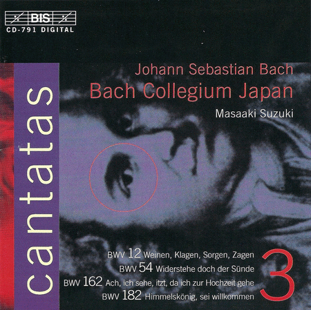 Volume 3: Cantatas BWV 12, 54, 162