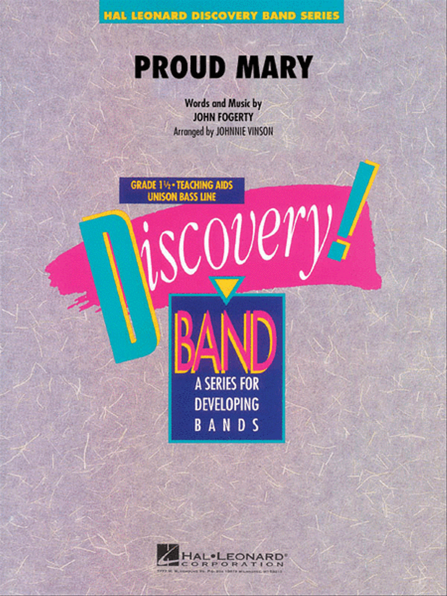 Proud Mary Concert Band scores gallery preview page 1
