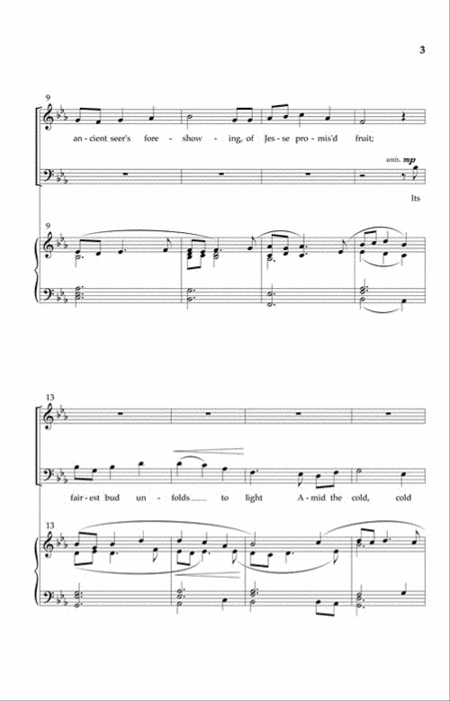 A Spotless Rose A Spotless Rose 4-Part scores gallery preview page 3