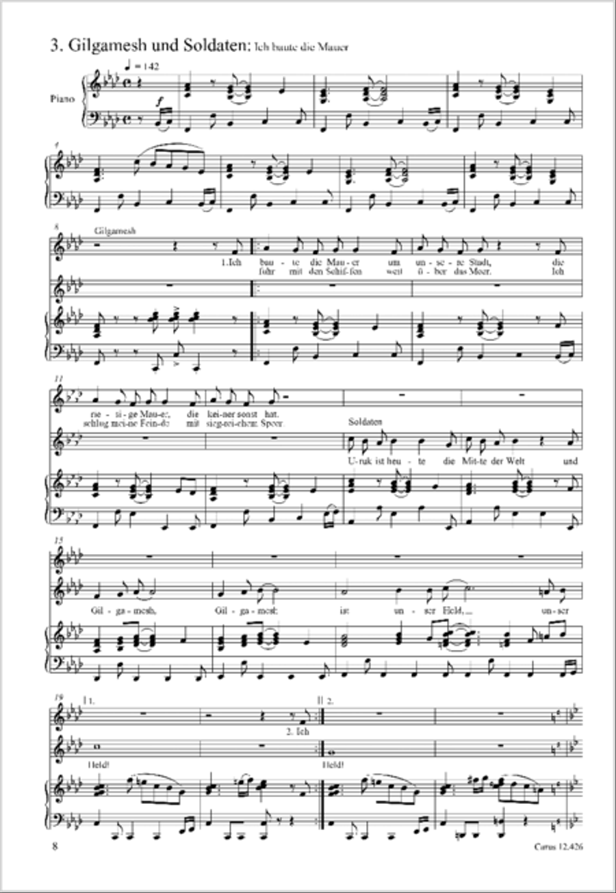 Gilgamesh - Konig von Uruk 3-Part scores gallery preview page 2