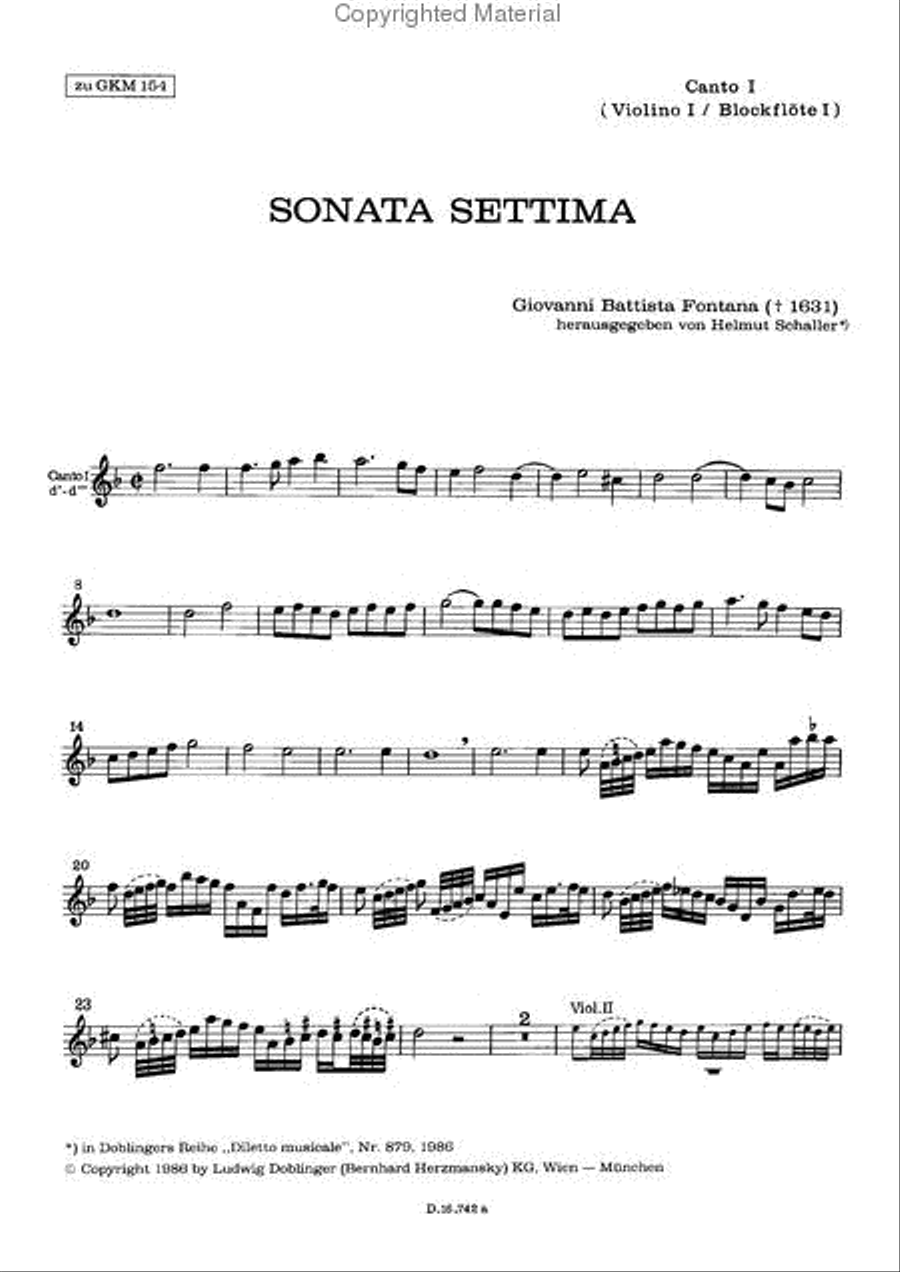 Sonata settima Sonata settima School and Community scores gallery preview page 2