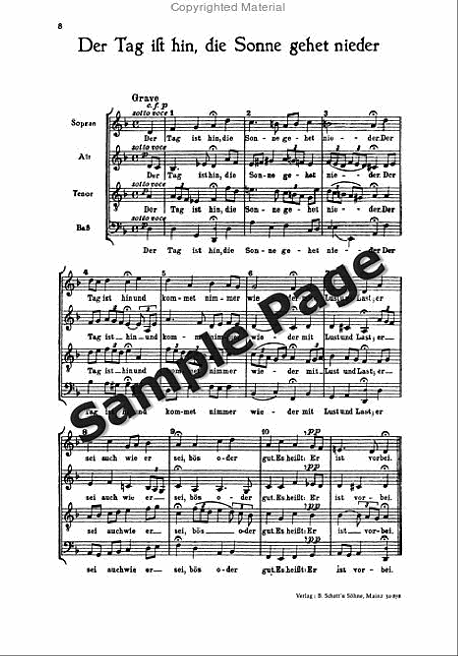 Chorales 6 Mixed Chorus Score 4-Part scores gallery preview page 9