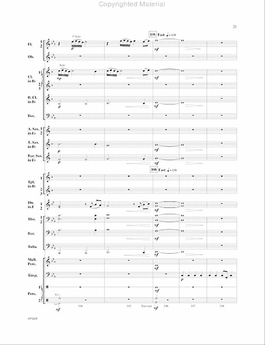 Impact Impact Concert Band scores gallery preview page 22