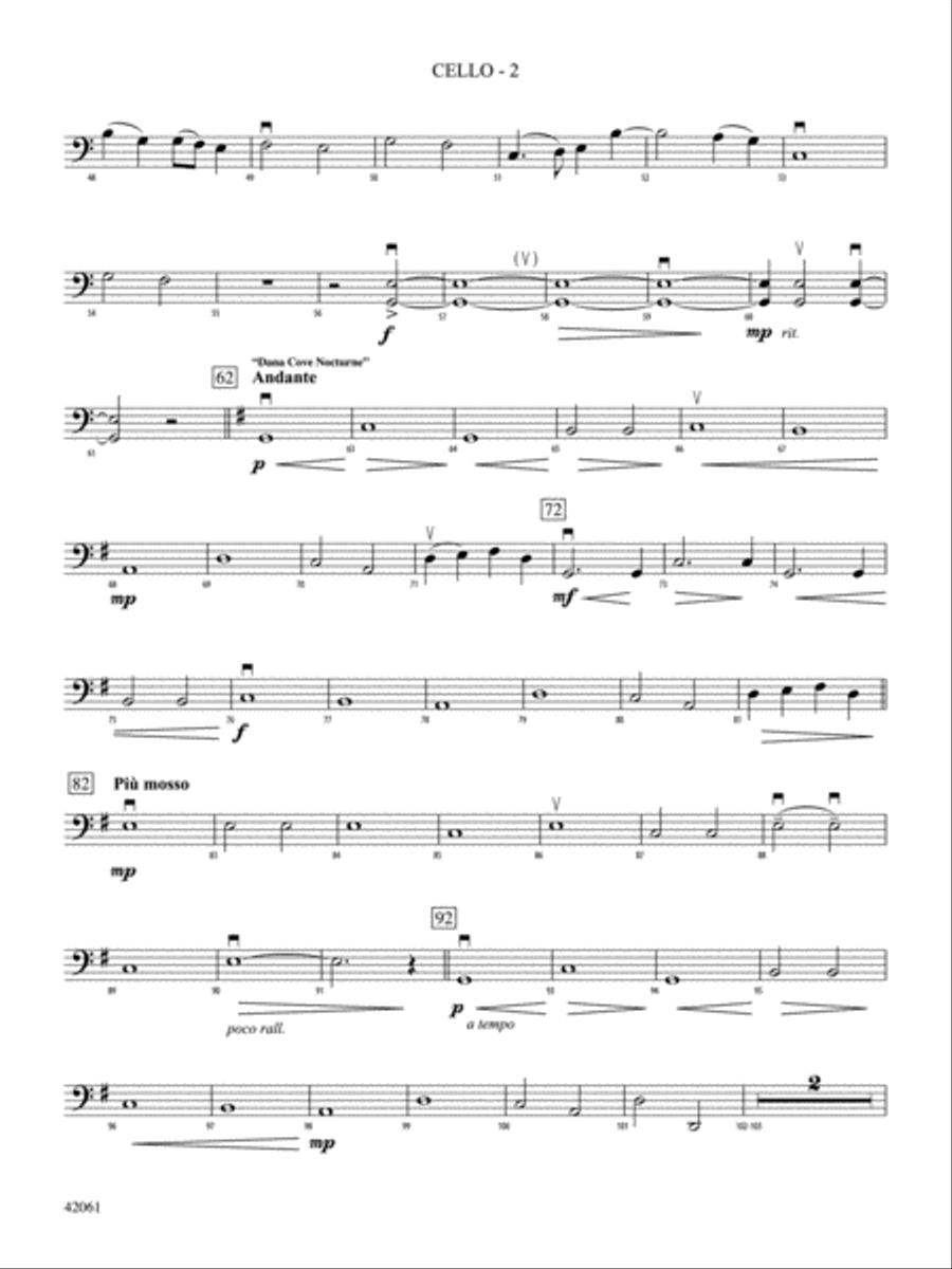 South County Sketches: Cello Full Orchestra scores gallery preview page 2