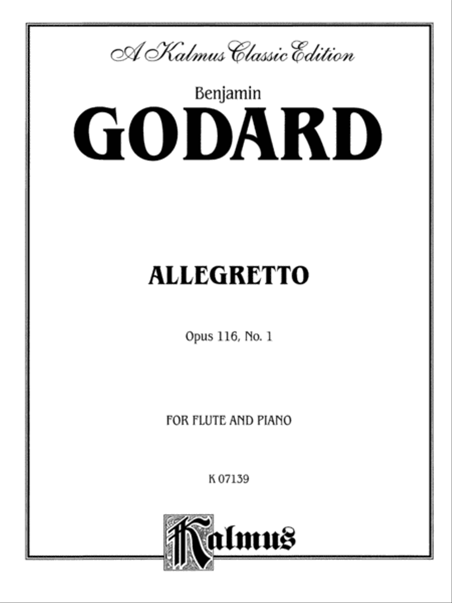 Allegretto for Flute and Piano, Op. 116