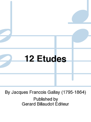 Book cover for 12 Etudes Op. 57