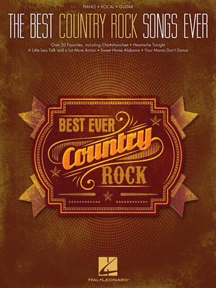 Book cover for The Best Country Rock Songs Ever