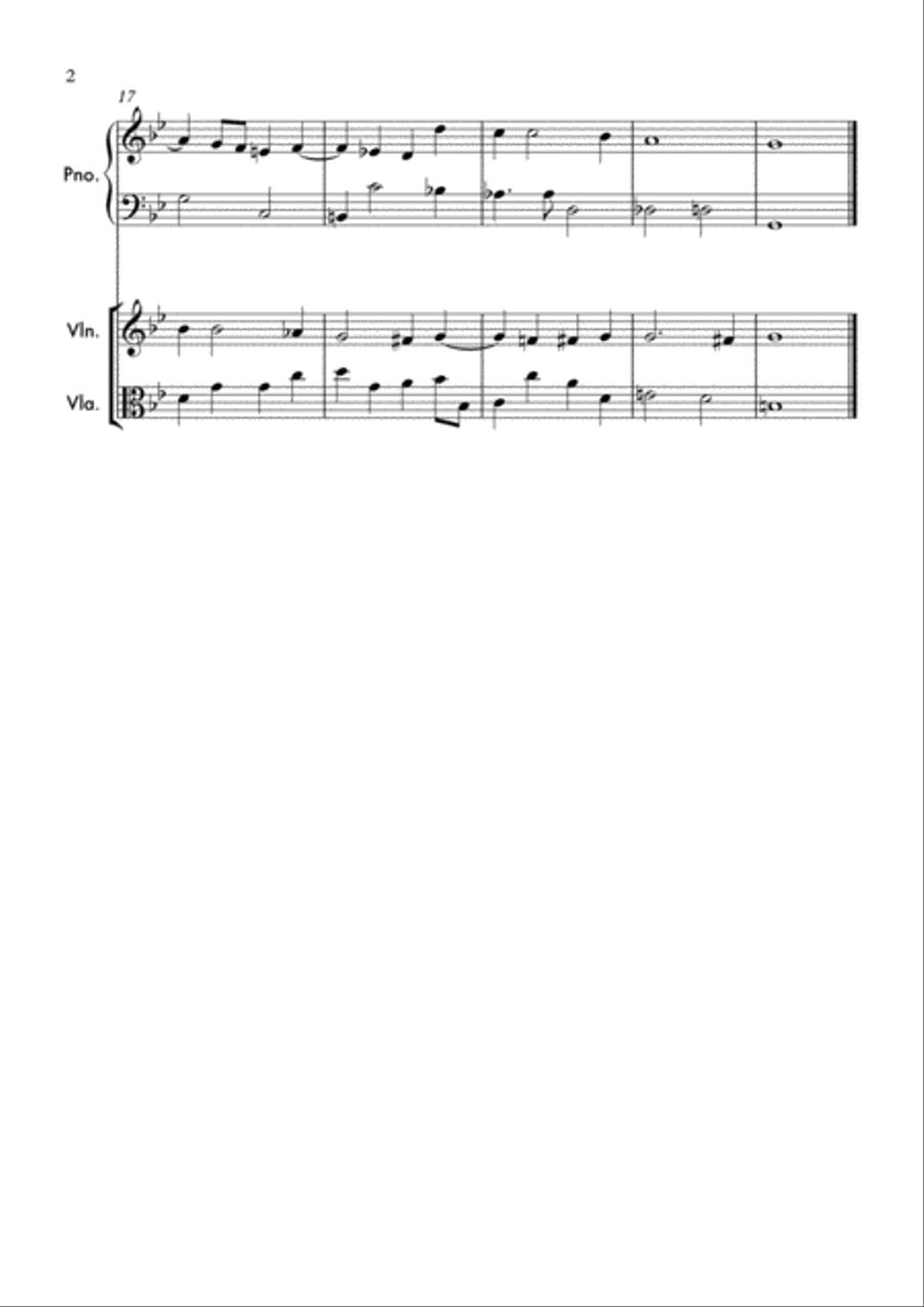 Special Edition- Christmas concerto op.6 no.8 : For Piano, Violin & Viola ( Chamber Ensemble) Viola scores gallery preview page 3