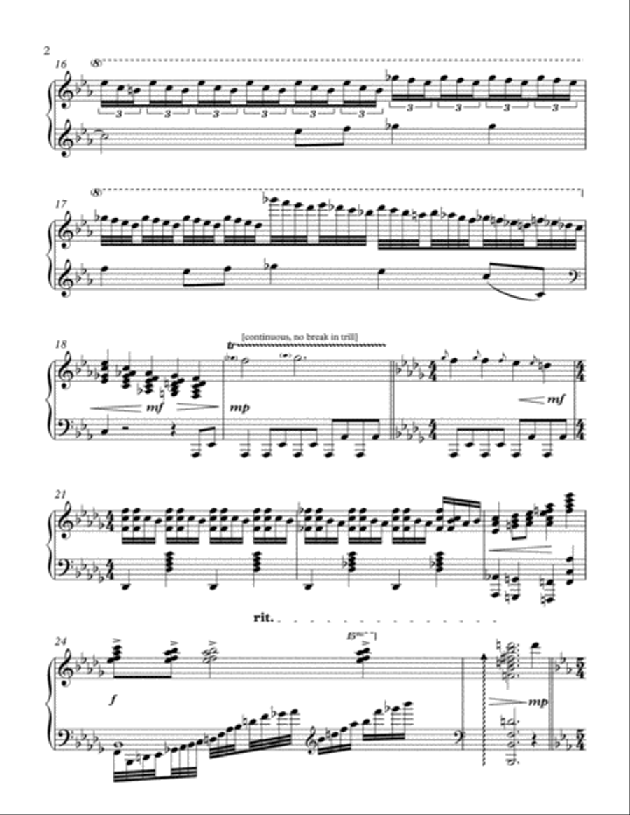 God Bless' The Child Piano Solo scores gallery preview page 4