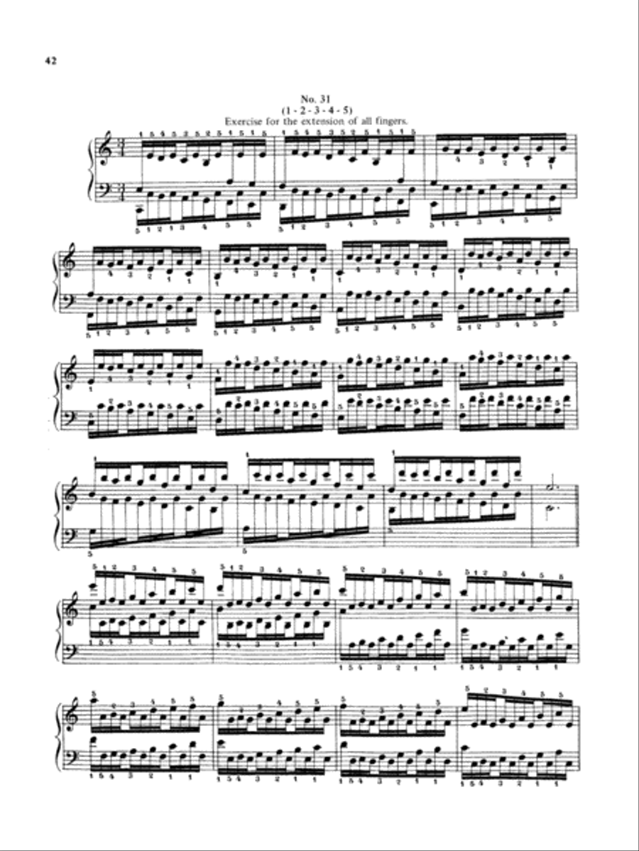 Hanon: The Virtuoso Pianist (Complete) Piano Solo scores gallery preview page 1