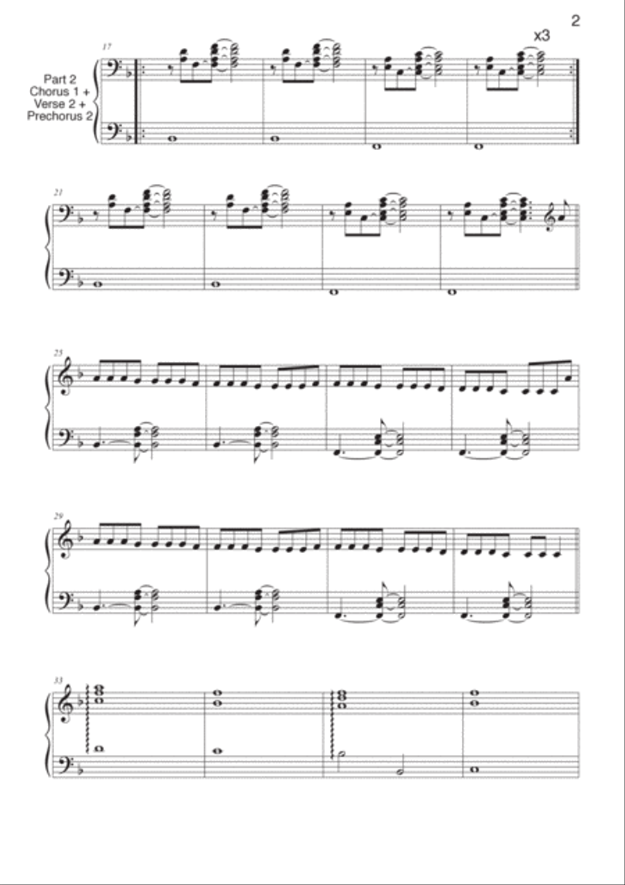 The Shade The Shade Piano Solo scores gallery preview page 2