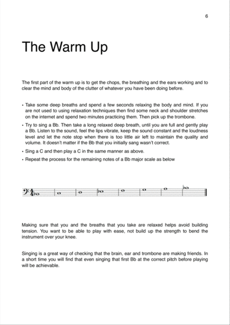 Zen and the Art of the Trombone Bass Clef Trombone Solo scores gallery preview page 6