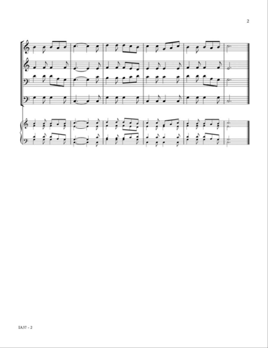 KENOSIS (I Gave My Life For Thee) Small Ensemble scores gallery preview page 3