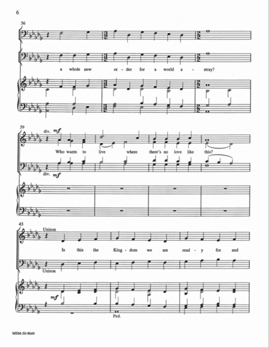 Christ Goes Before Christ Goes Before Choir scores gallery preview page 6