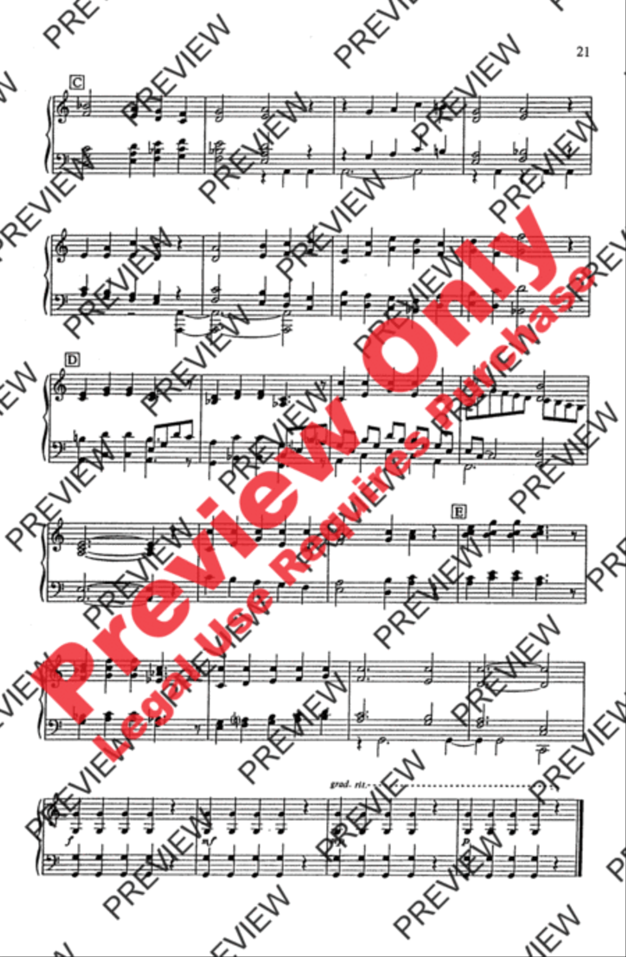 Pange Lingua Variations 4-Part scores gallery preview page 21