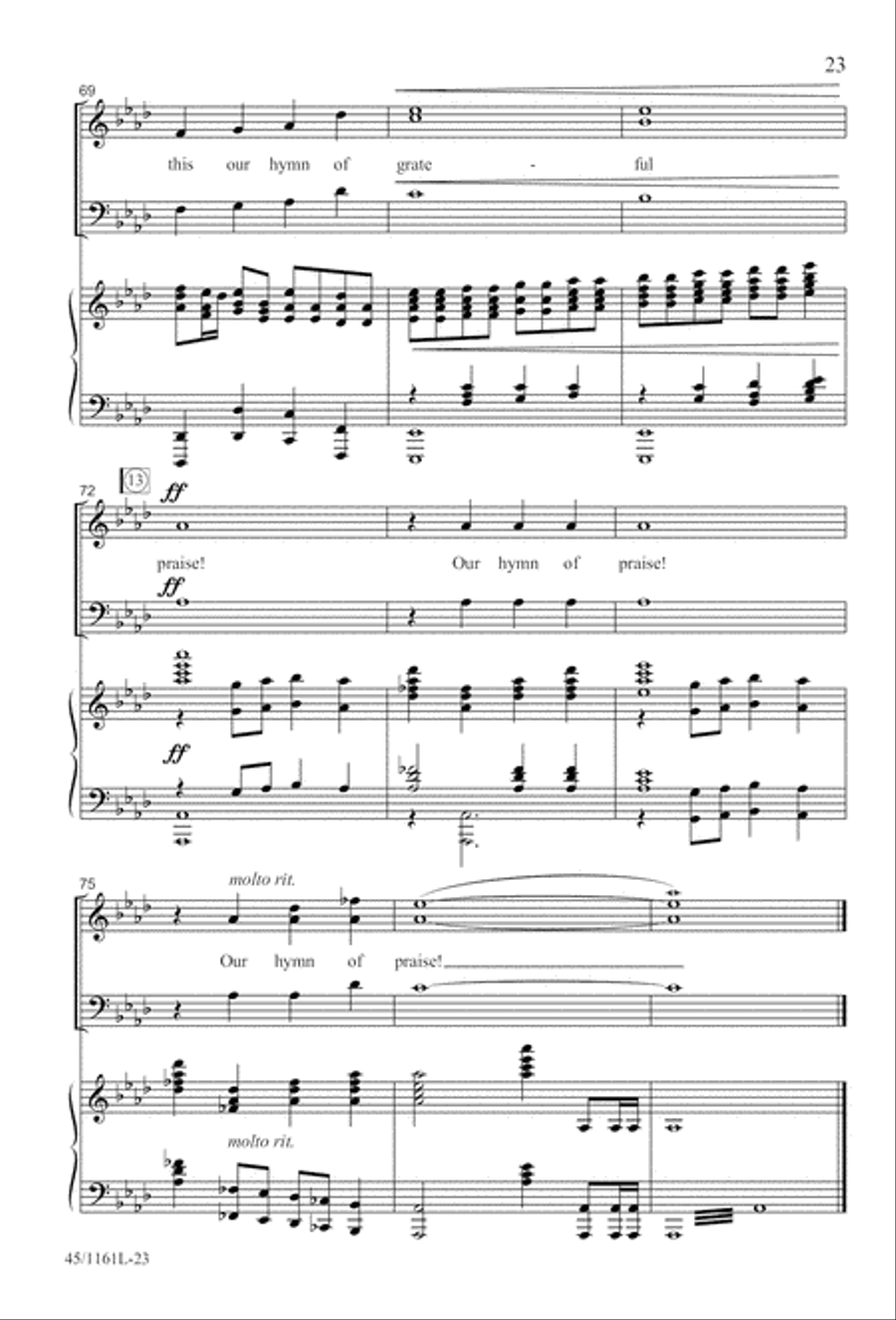 Hymns We Love to Sing 3-Part scores gallery preview page 24