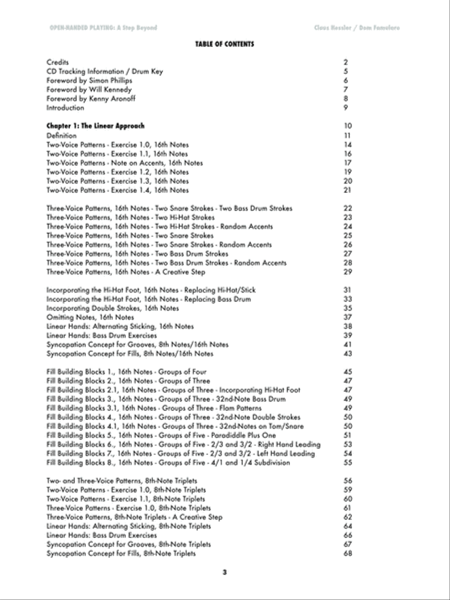Open-Handed Playing, Volume 2 Percussion scores gallery preview page 3