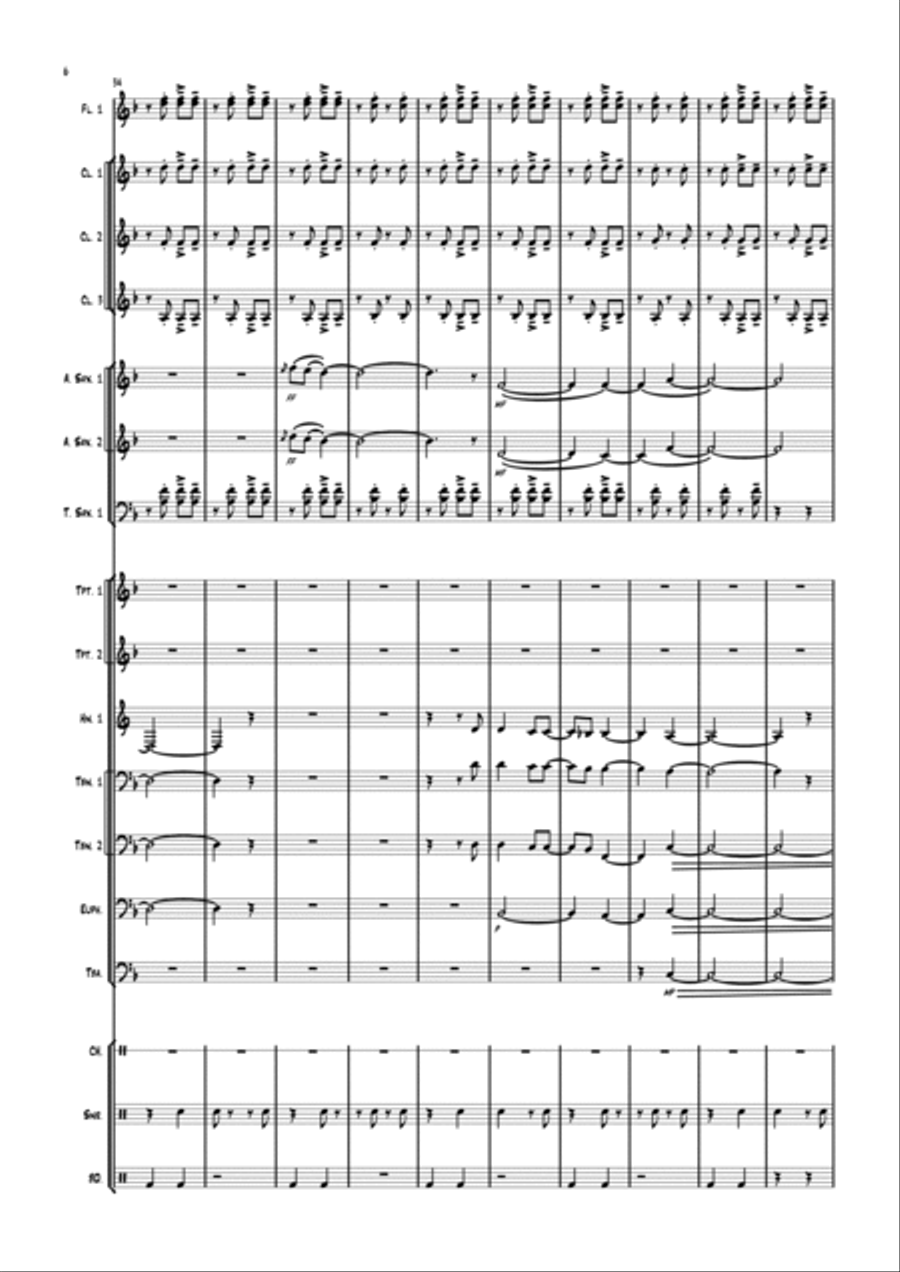 Cangote Cangote Concert Band scores gallery preview page 6