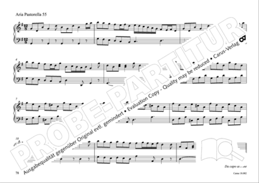 Pastoral music for organ, vol. 2: Germany, Bohemia, Austria, South Tyrol Organ Solo scores gallery preview page 79