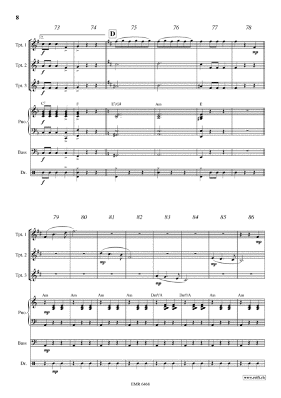 Donauwellen Trumpet Trio scores gallery preview page 8