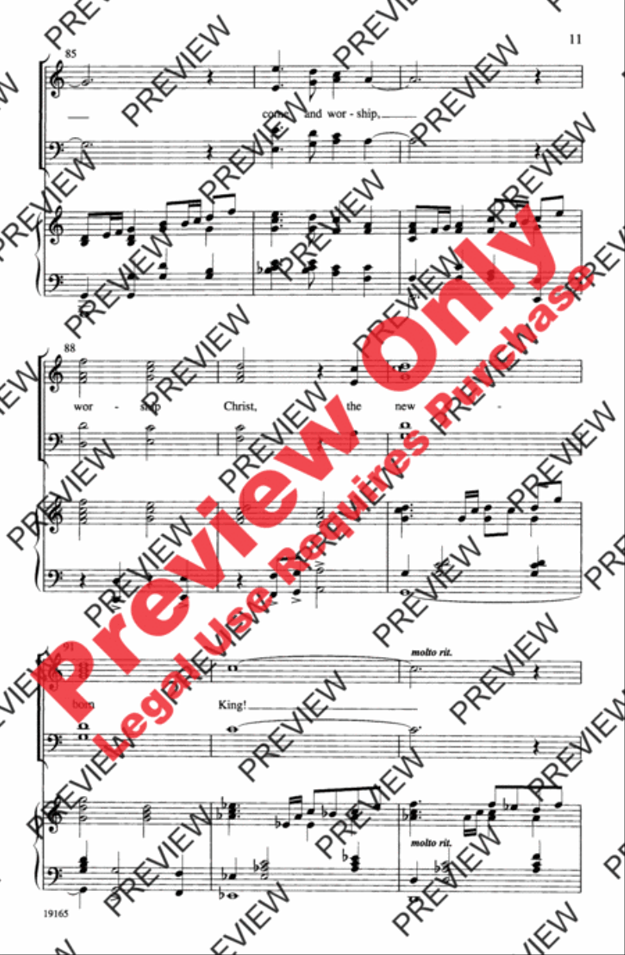 The Newborn King The Newborn King 4-Part scores gallery preview page 22