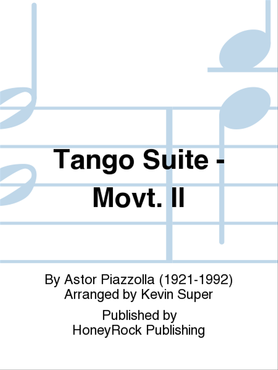 Tango Suite - Movt. II Marimba scores gallery preview page 1