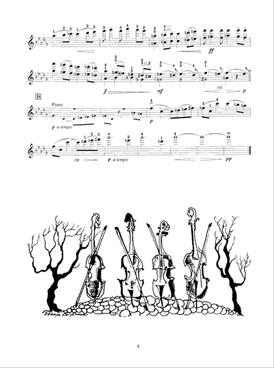 Cabaret Violin Treasures Cabaret Violin Treasures Violin Solo scores gallery preview page 5